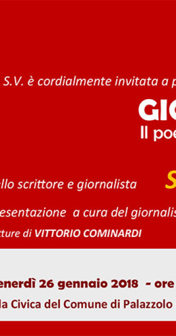 Presentazione del libro: “GIOVANNI MARINI: il poeta degli anni di piombo” – Silvio Masullo