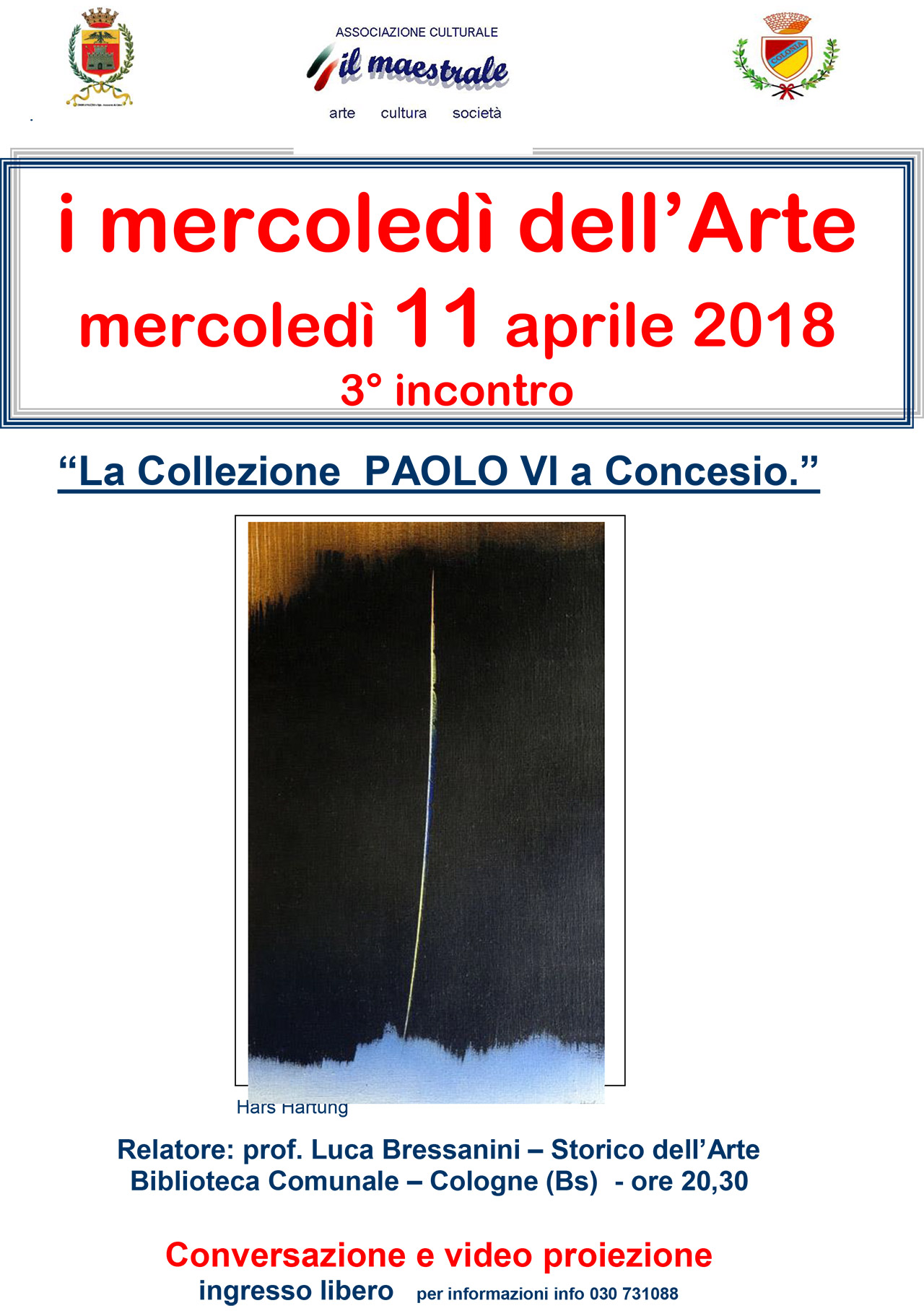I-MERCOLEDIdellArte11aprile2018 I mercoledì dell’Arte – 3° incontro