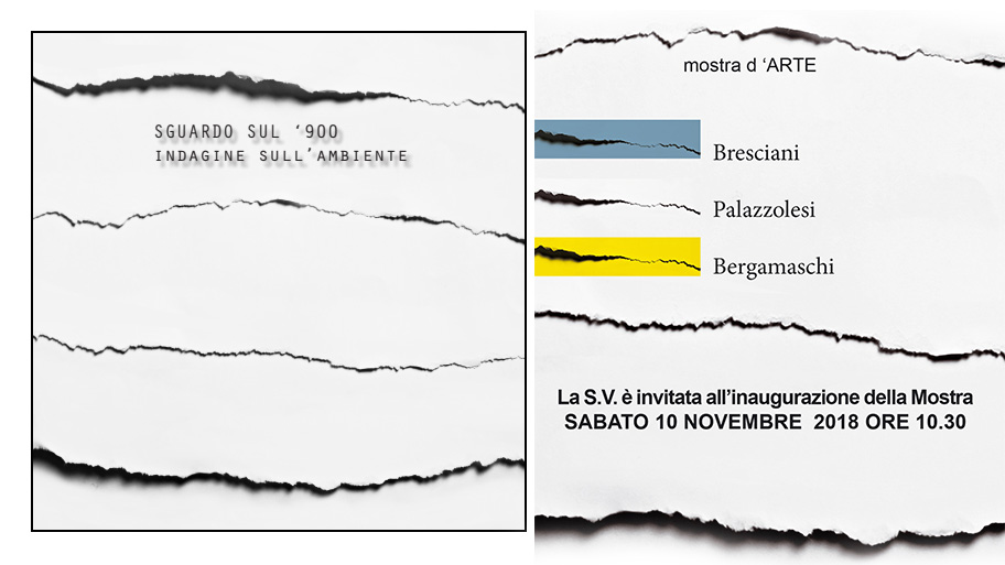 Mostra d’ARTE: SGUARDO SUL ‘900 indagine sull’ambiente