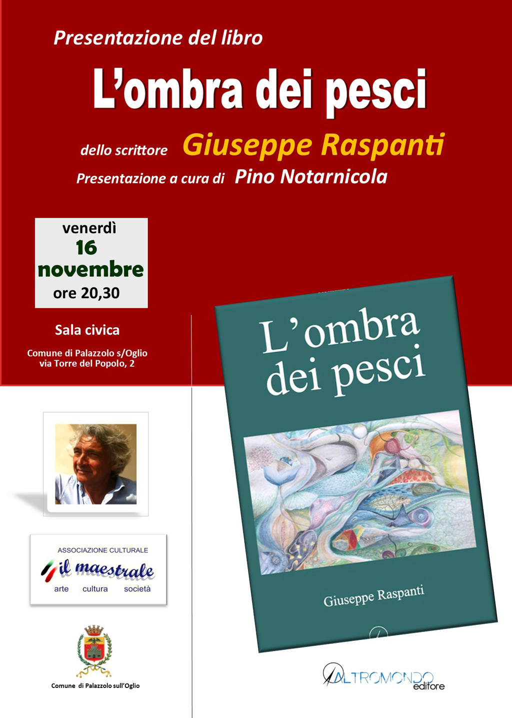 L’OMBRA DEI PESCI: Presentazione del libro di Giuseppe Raspanti