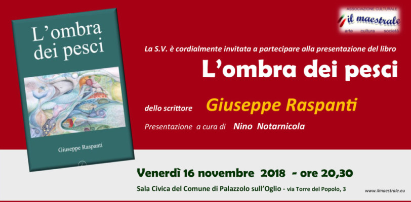 L’OMBRA DEI PESCI: Presentazione del libro di Giuseppe Raspanti