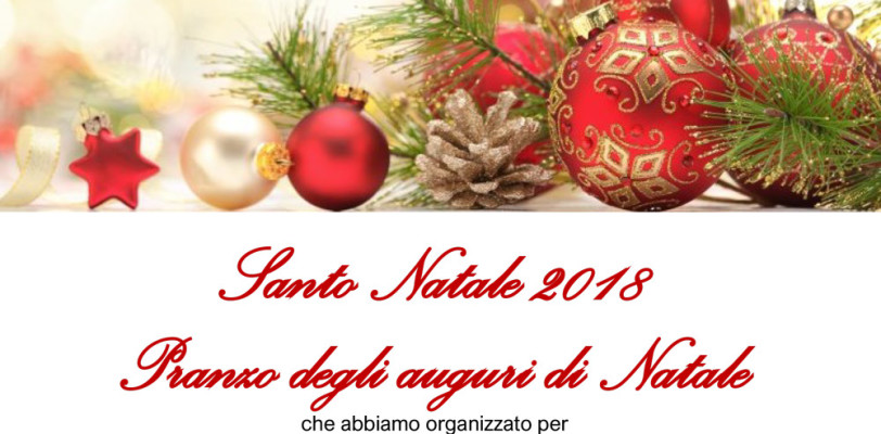 Pranzo degli auguri di Natale 2018