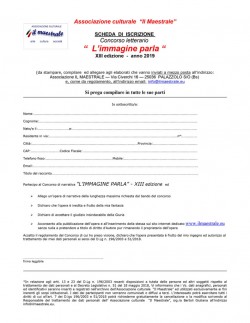 Concorso Letterario 2021 – “L’immagine parla”