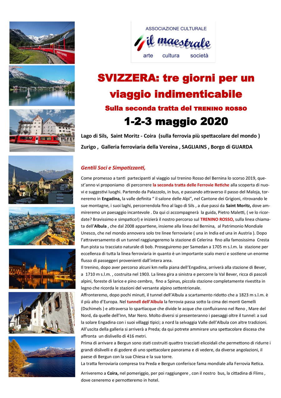 SVIZZERA: tre giorni per un viaggio indimenticabile