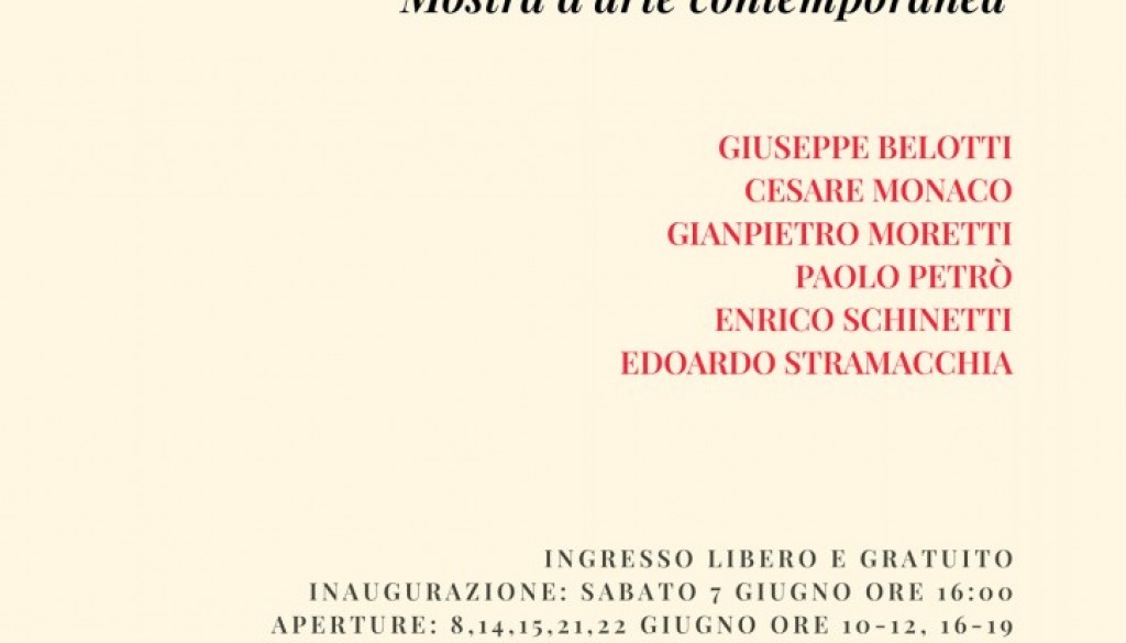 SACRUM – Mostra d’arte contemporanea