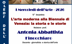 Locandina x Mercoledì dell’Arte – L’arte moderna alla Biennale di Venezia: La storia e le storie